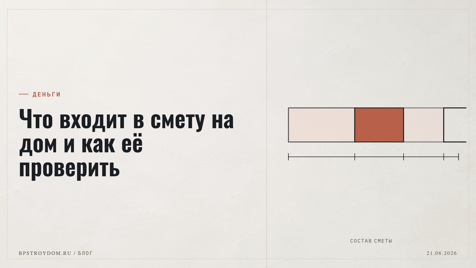 Что входит в смету на дом и как её проверить