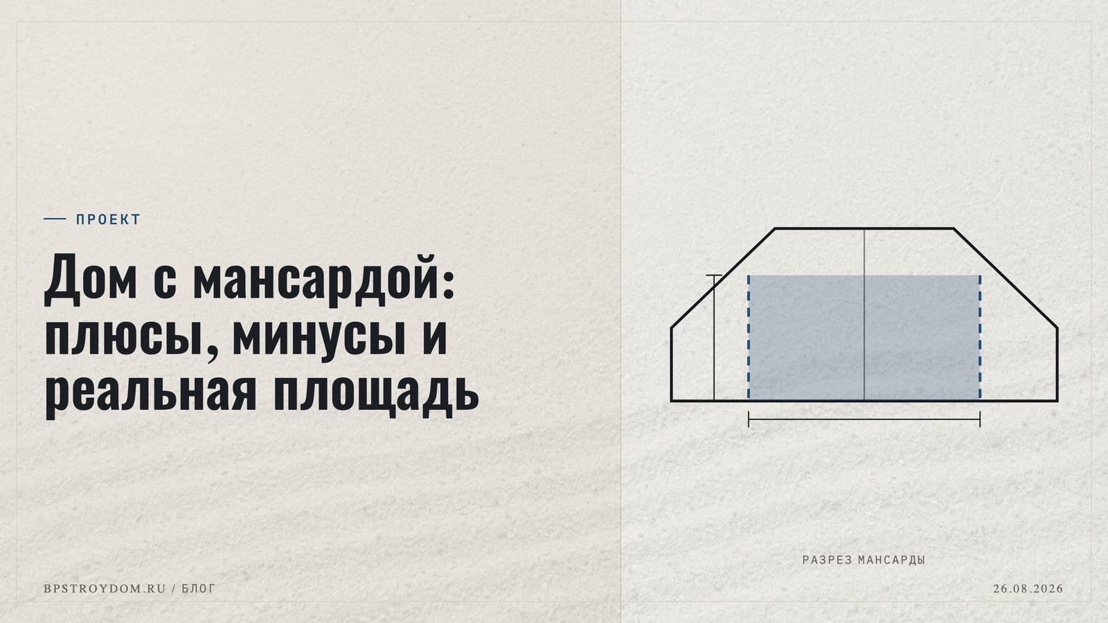 Дом с мансардой: плюсы, минусы и реальная площадь