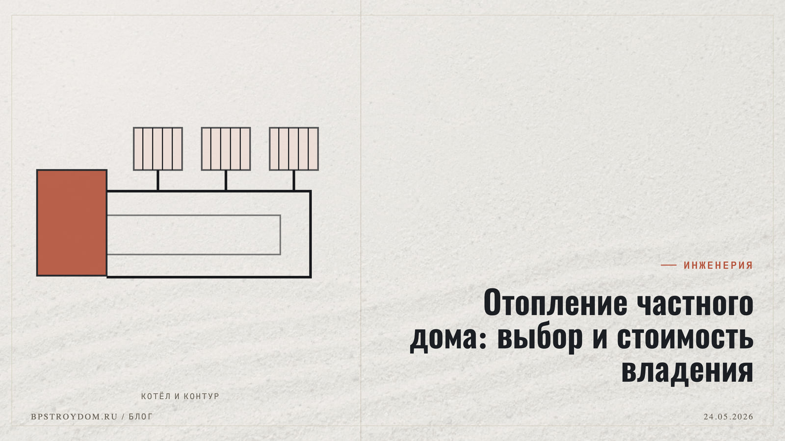 Отопление частного дома: выбор и стоимость владения