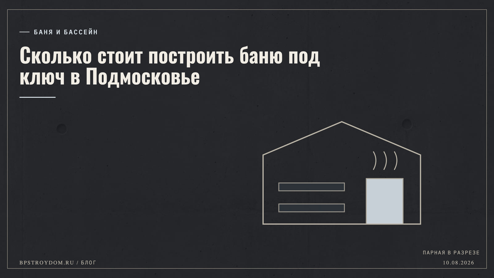 Фото: Сколько стоит построить баню под ключ в Подмосковье
