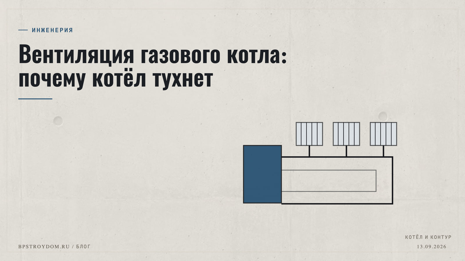 Фото: Вентиляция газового котла: почему котёл тухнет