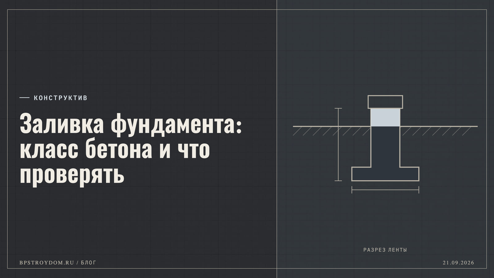 Фото: Заливка фундамента: класс бетона и что проверять